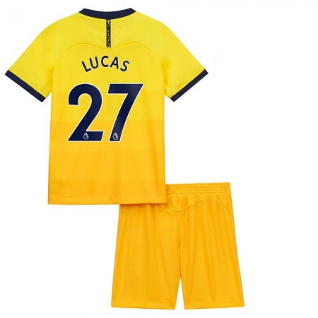 Fotballdrakt Tottenham Hotspur Lucas 27 Barn Tredjetrøye 2020-2021 Kortermet